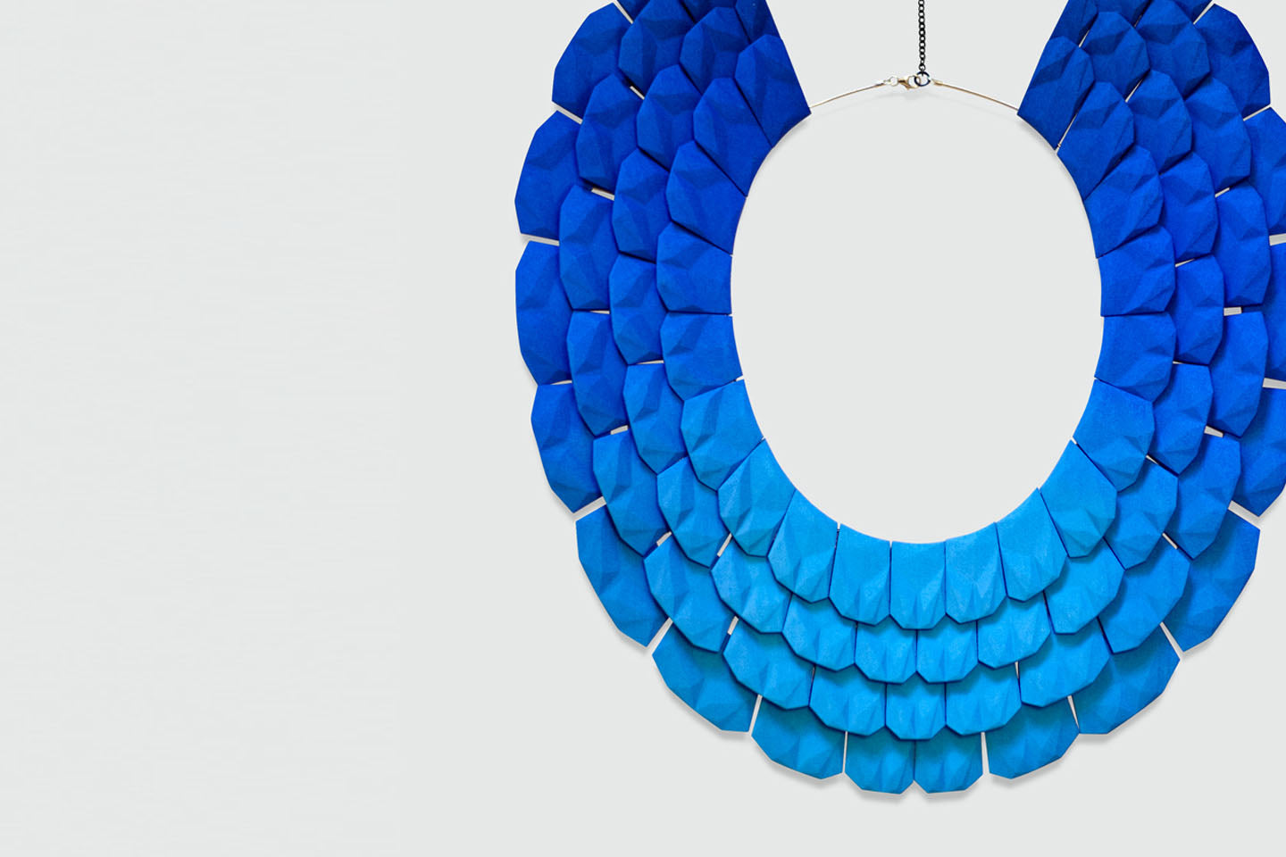 RADIAN design and Lynne MacLachlan teamed up to create a modern statement necklace.